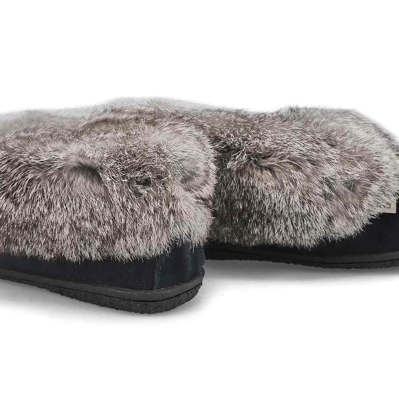 Women's Cute 5 Rabbit Fur SoftMocs