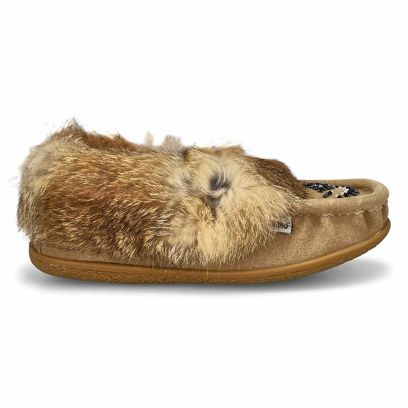 Women's Cute 5 Rabbit Fur SoftMocs
