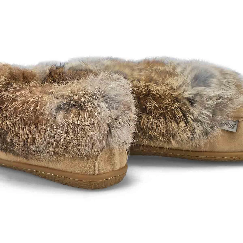 Women's Cute 5 Rabbit Fur SoftMocs