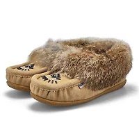 Women's Cute 5 Rabbit Fur SoftMocs