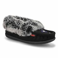 SoftMocs vgane avec similifourrure CUTE5 V3, noir