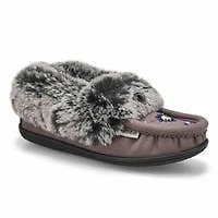 SoftMocs vgane avec similifourrure CUTE5 V3, noir