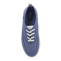 Women's Cyan Lace Up Casual Sneaker