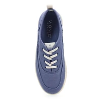 Women's Cyan Lace Up Casual Sneaker