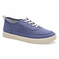 Women's Cyan Lace Up Casual Sneaker