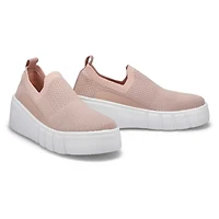 Women's Daley Platform Fashion Sneaker- Pink White