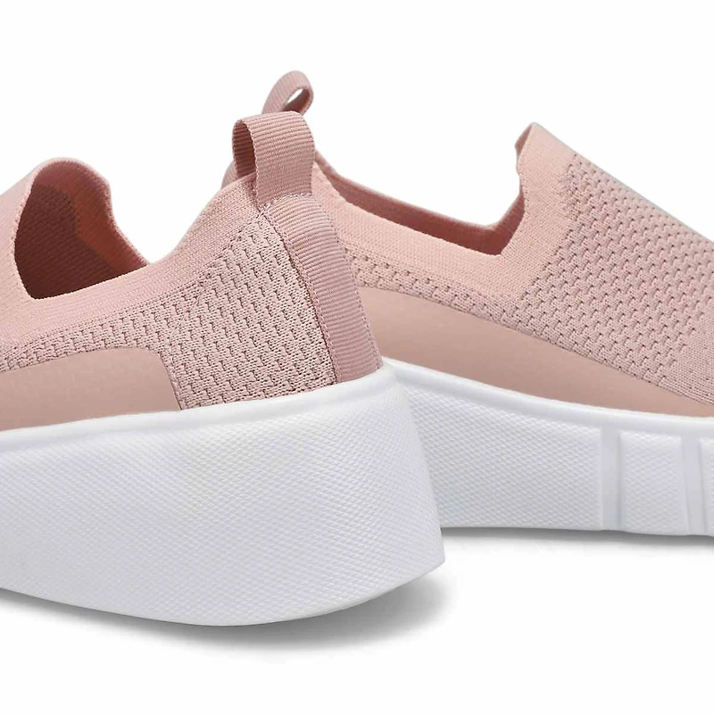 Women's Daley Platform Fashion Sneaker- Pink White