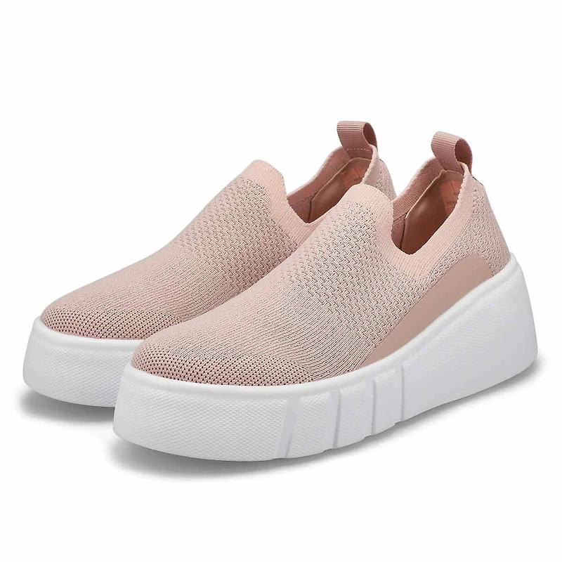 Women's Daley Platform Fashion Sneaker- Pink White