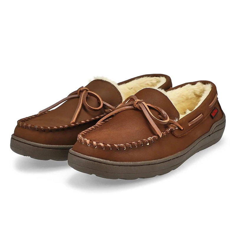 Men's Danny Lined Crazy Horse SoftMocs - Brown