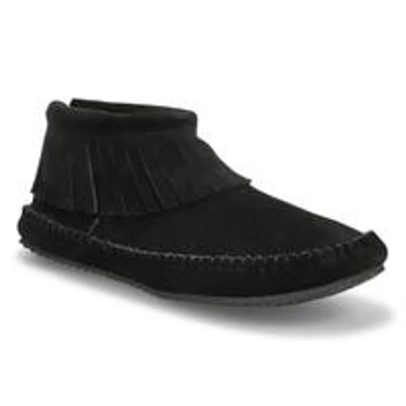 Women's Debra II Lo Suede Back Zip Fringe SoftMocs