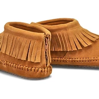 Women's Debra II Lo Suede Back Zip Fringe SoftMocs