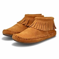 Women's Debra II Lo Suede Back Zip Fringe SoftMocs