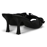 Women's  Detach Dress Heel Sandal - Black