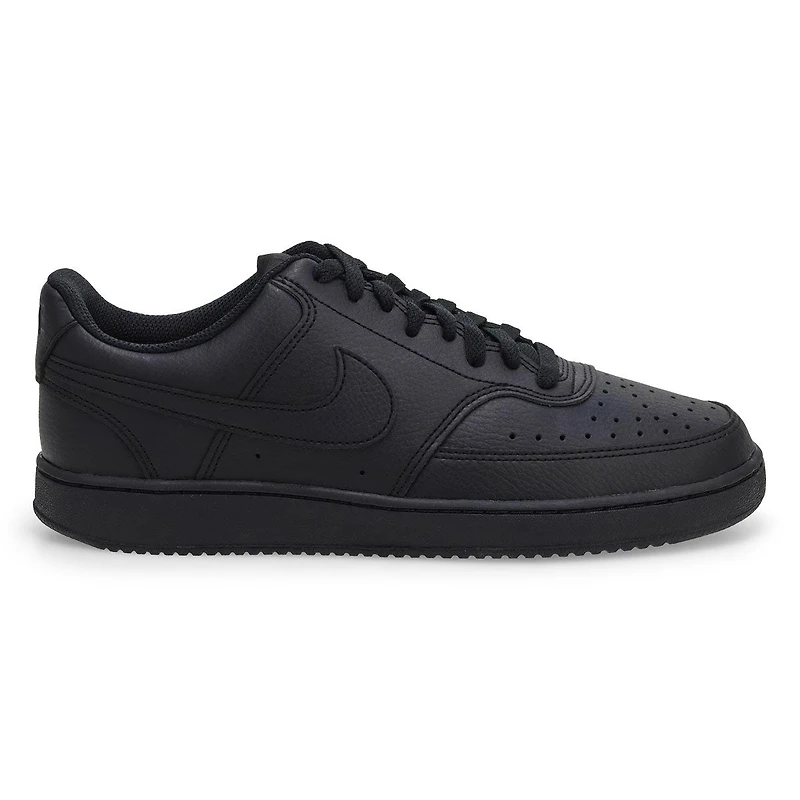 Men's Court Vision Lo NN Lace Up Sneaker - Black/B