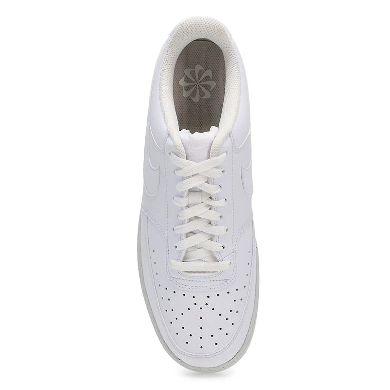 Baskets  lacets COURT VERSION LO NN, blanc/gris,