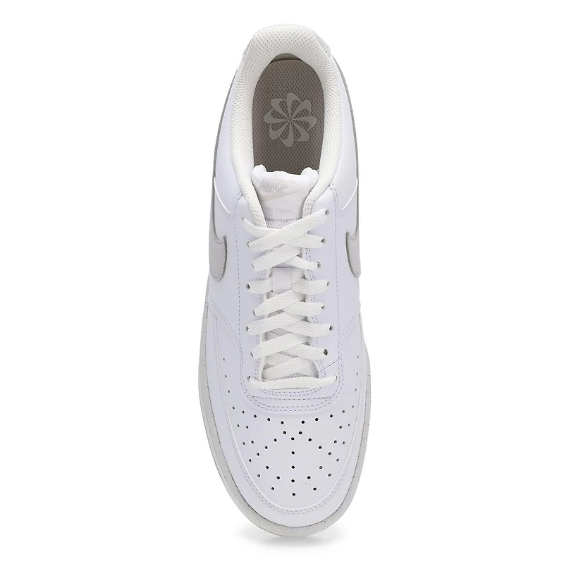 Men's Court Version Lo NN Lace Up Sneaker - White/