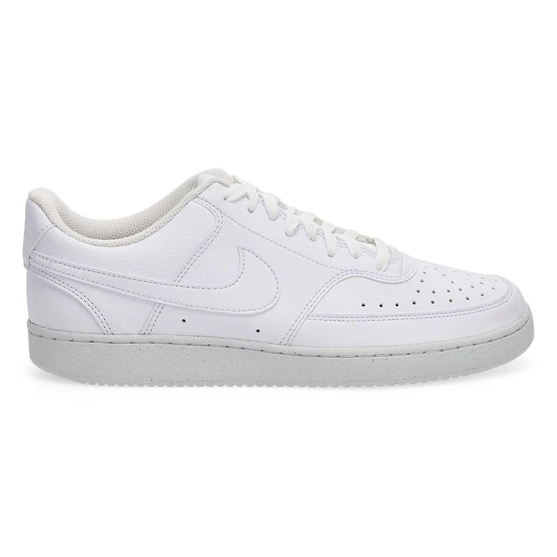 Baskets  lacets COURT VERSION LO NN, blanc/gris,
