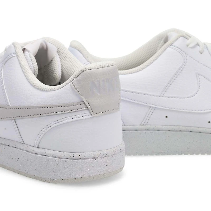 Baskets  lacets COURT VERSION LO NN, blanc/gris,