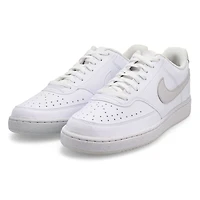 Baskets  lacets COURT VERSION LO NN, blanc/gris,