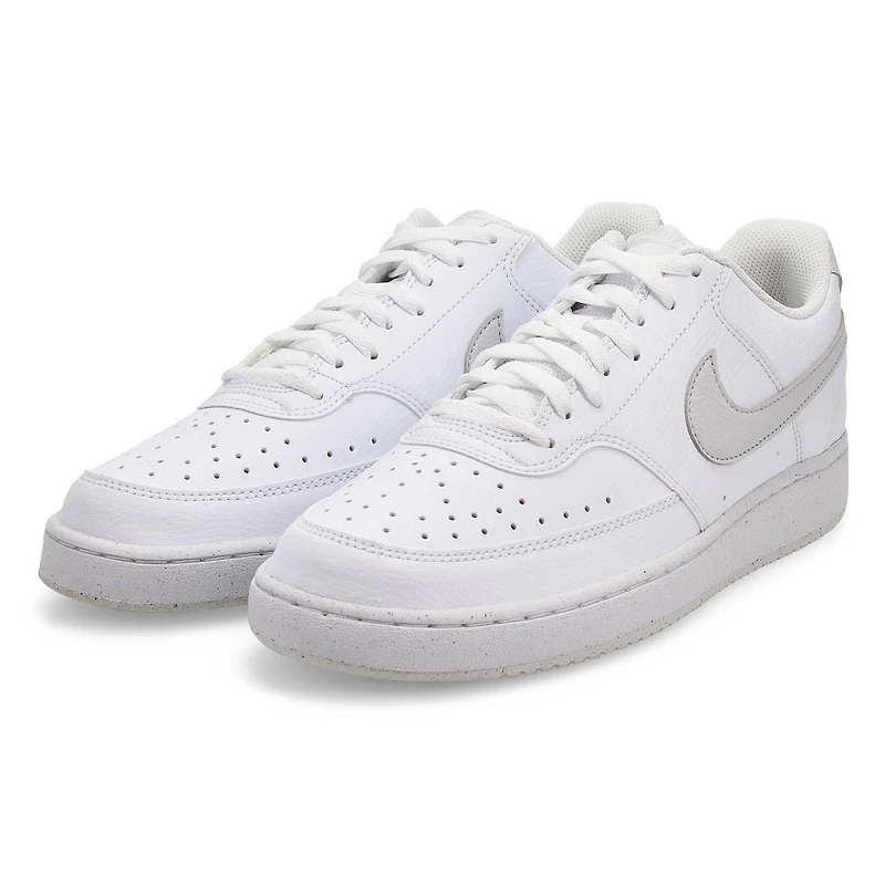 Men's Court Version Lo NN Lace Up Sneaker - White/