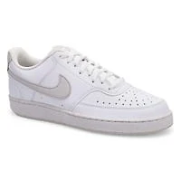 Baskets  lacets COURT VERSION LO NN, blanc/gris,