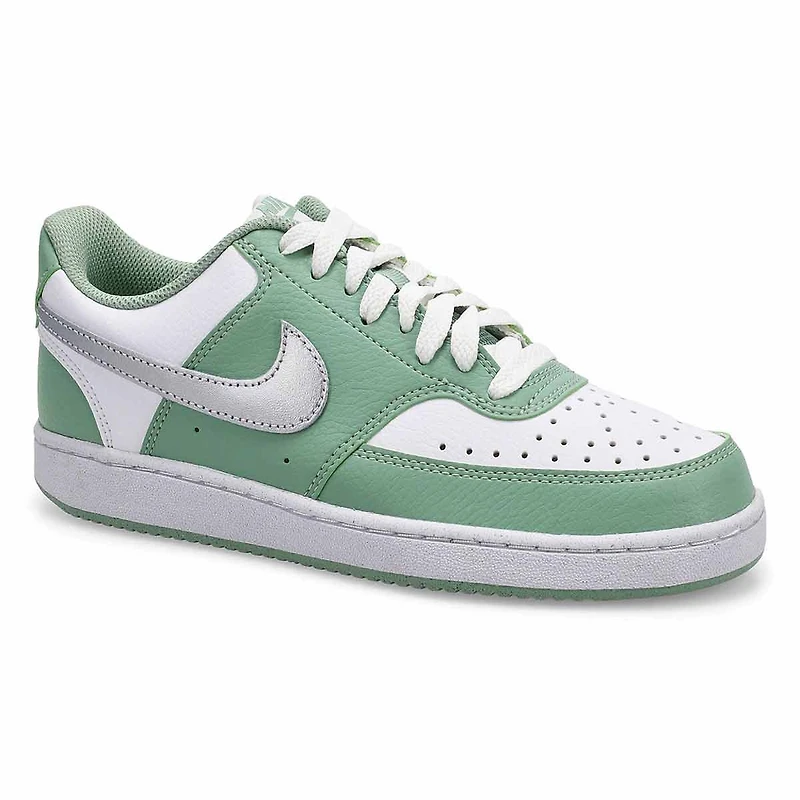 Women's Court Vision Lace Up Sneaker - Steam/Metal