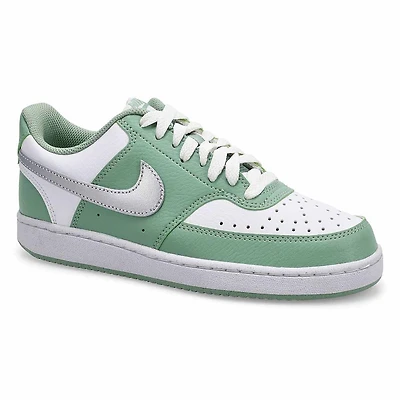 Women's Court Vision Lace Up Sneaker - Steam/Metal