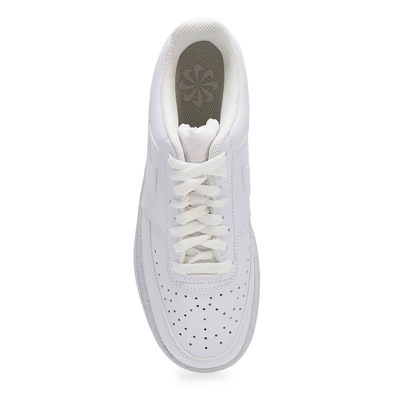 Women's Court Vision Lace Up Sneaker - Steam/Metal