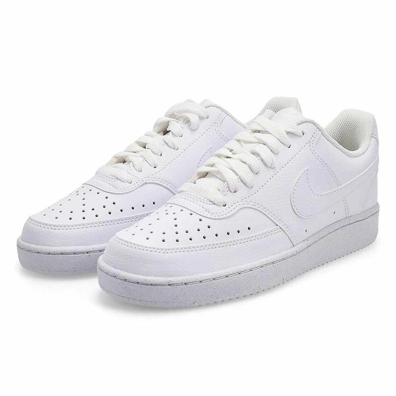 Women's Court Vision Lace Up Sneaker - Steam/Metal