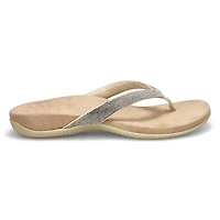 Women's Dillion Shine Casual Thong Sandal - Cream