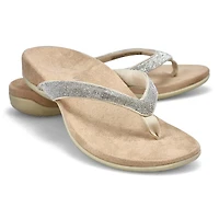 Women's Dillion Shine Casual Thong Sandal - Cream