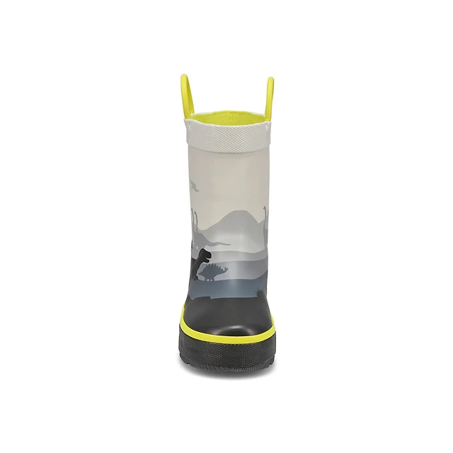 Kamik Infants' Dino Waterproof Rain Boot Grey Kingsway Mall