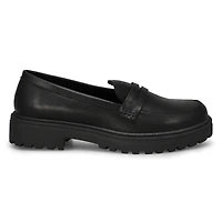 Women's  Dotty3 Leather Penny Loafer - Black