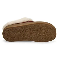 Women's  Dream Open Back Slipper - Burgundy
