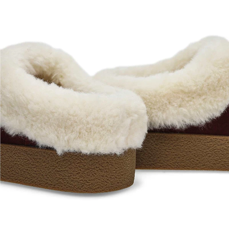 Women's  Dream Open Back Slipper - Burgundy