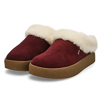 Women's  Dream Open Back Slipper - Burgundy