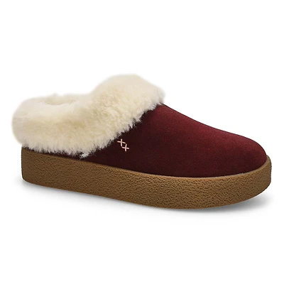 Women's  Dream Open Back Slipper - Burgundy