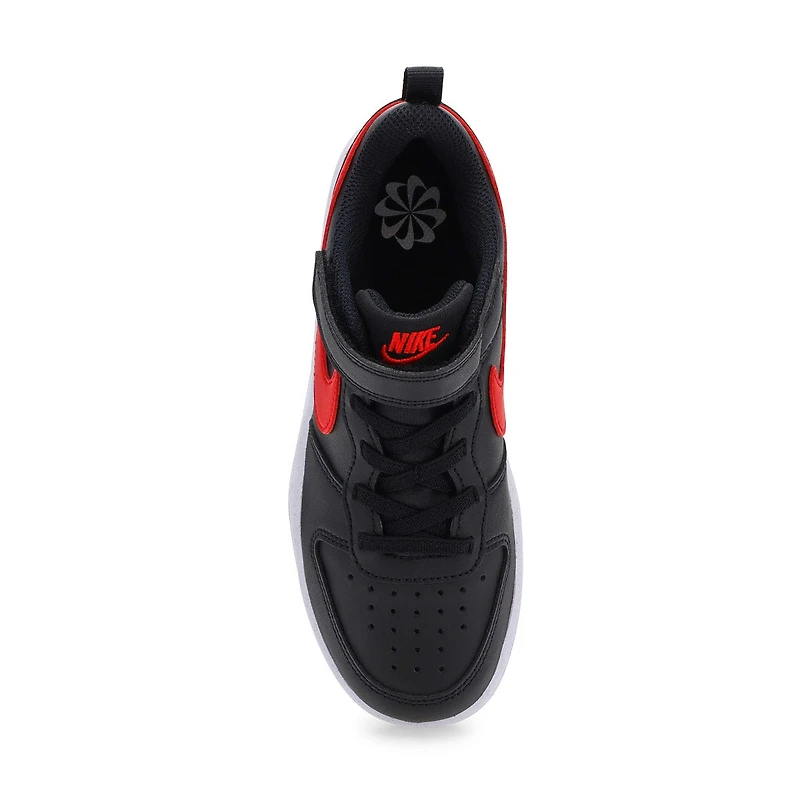 Boys' Court Borough Low Recraft Sneaker - Black/R