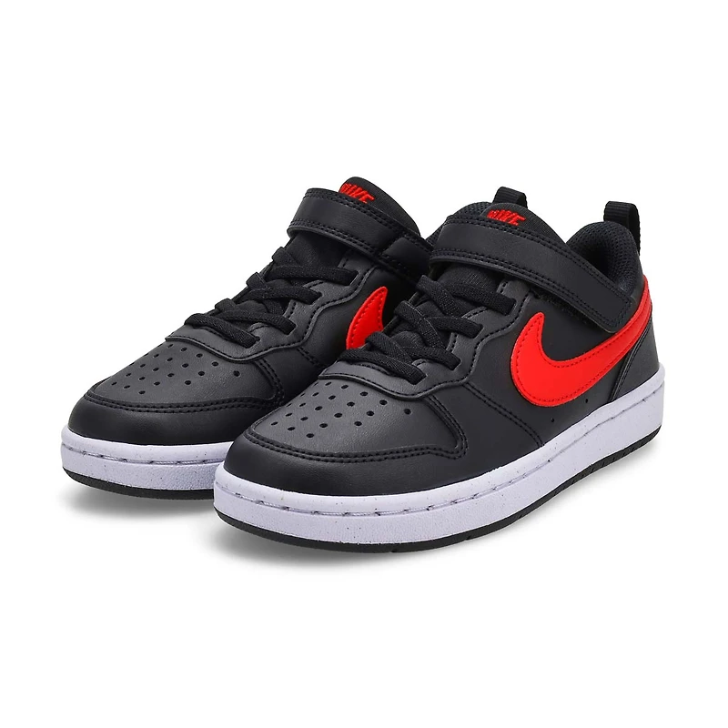 Boys' Court Borough Low Recraft Sneaker - Black/R