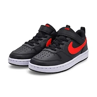 Boys'  Court Borough Low Recraft Sneaker - Black/R