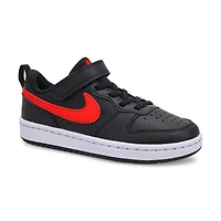 Boys'  Court Borough Low Recraft Sneaker - Black/R