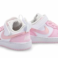 Baskets COURT BOROUGH LOW RECRAFT BTV, blanc/mouss