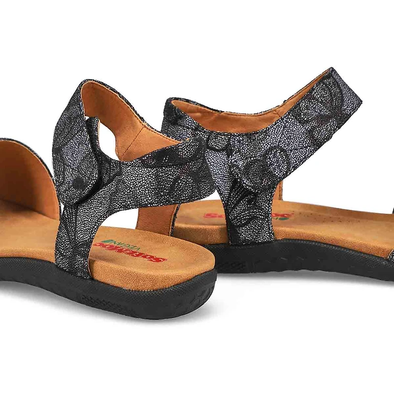 Ladies Elena 01 Vegan Sandal - Beach Floral