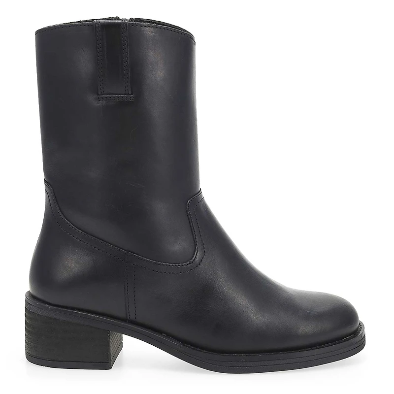 Women's  Ellis Leather Ankle Boot - Black