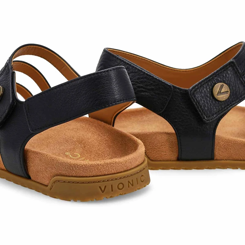 Women's Essie Two Strap Casual Sandal - Black