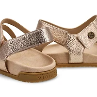 Sandale dcontracte  2 brides ESSIE, noir, femme