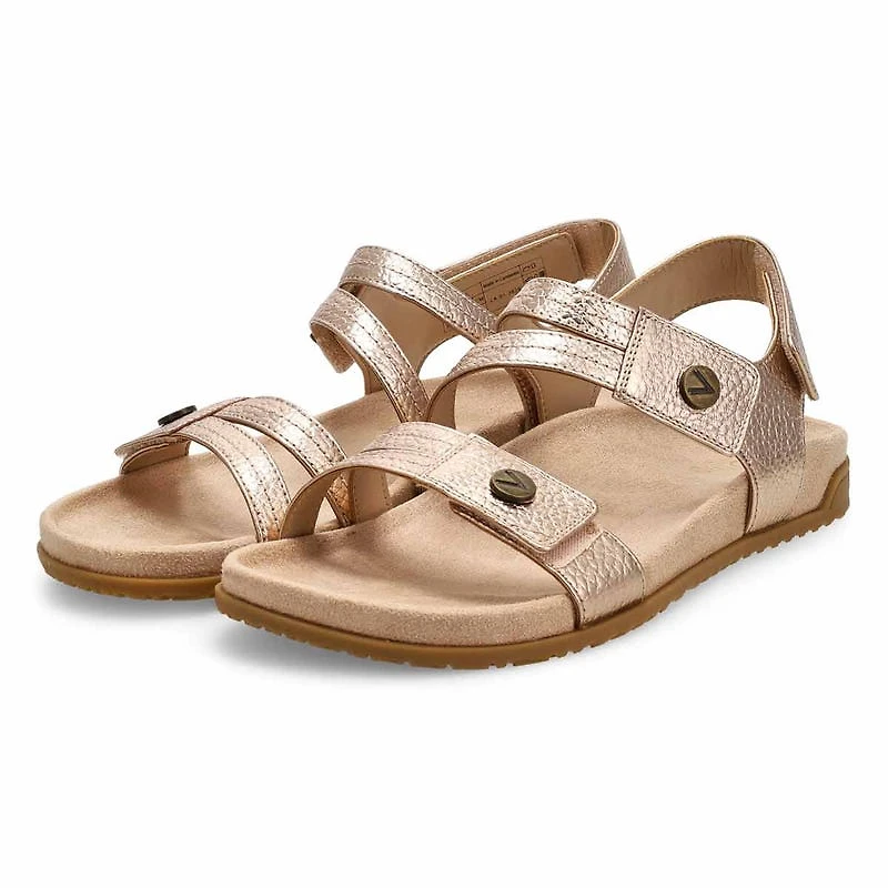 Sandale dcontracte  2 brides ESSIE, noir, femme