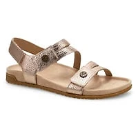 Sandale dcontracte  2 brides ESSIE, noir, femme