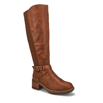 Botte haute d'équitation FREYDIS, noir, femmes