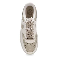 Baskets  lacets COURT VISION, vapeur/argent mtal